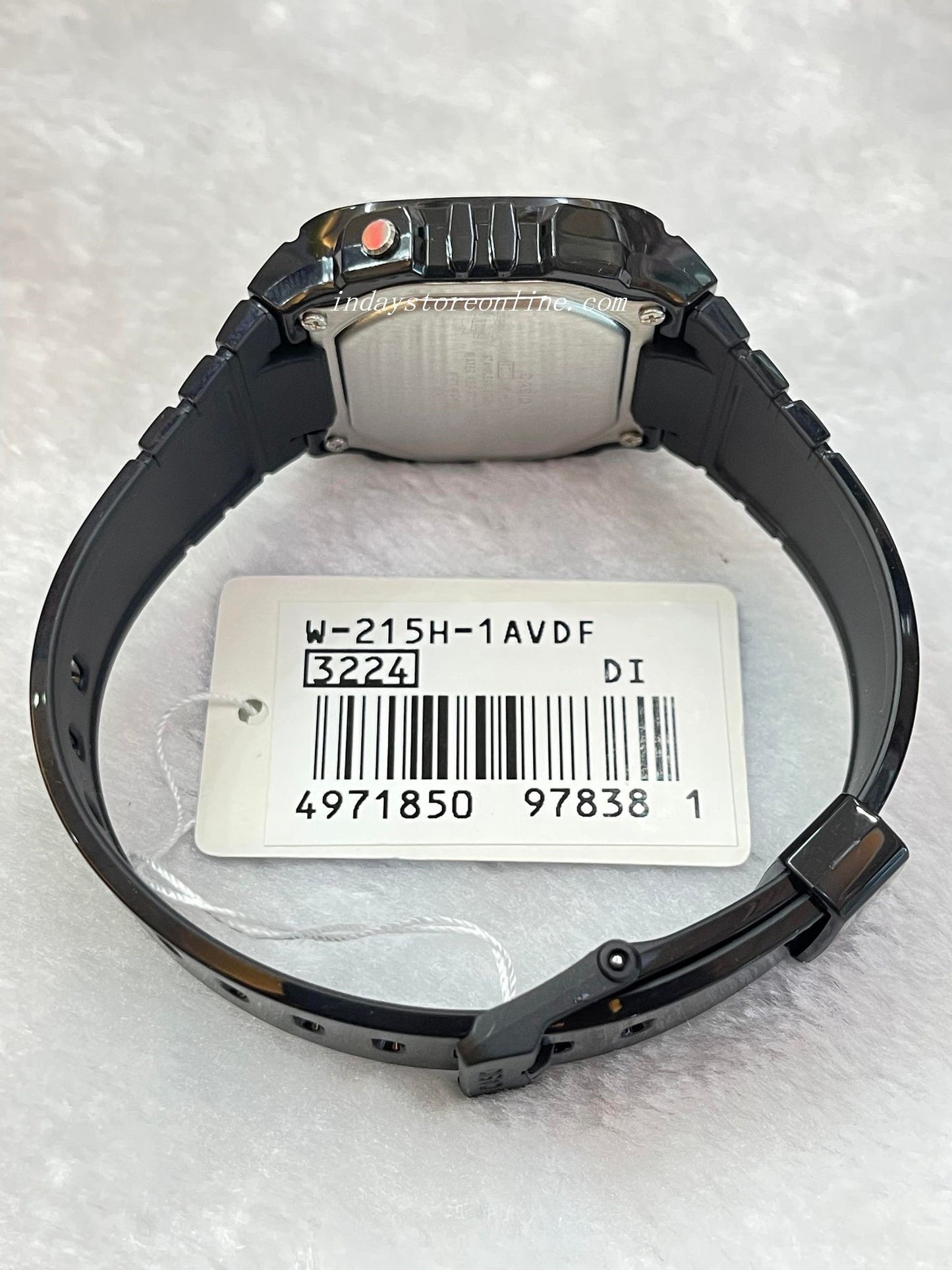 Casio Digital Women's Watch W-215H-1A Digital Resin Band Resin Glass Battery Life: 7 years