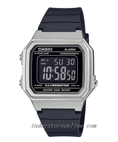 Casio Digital Women's Watch W-217HM-7B Digital Resin Band Resin Glass Battery Life: 7 years