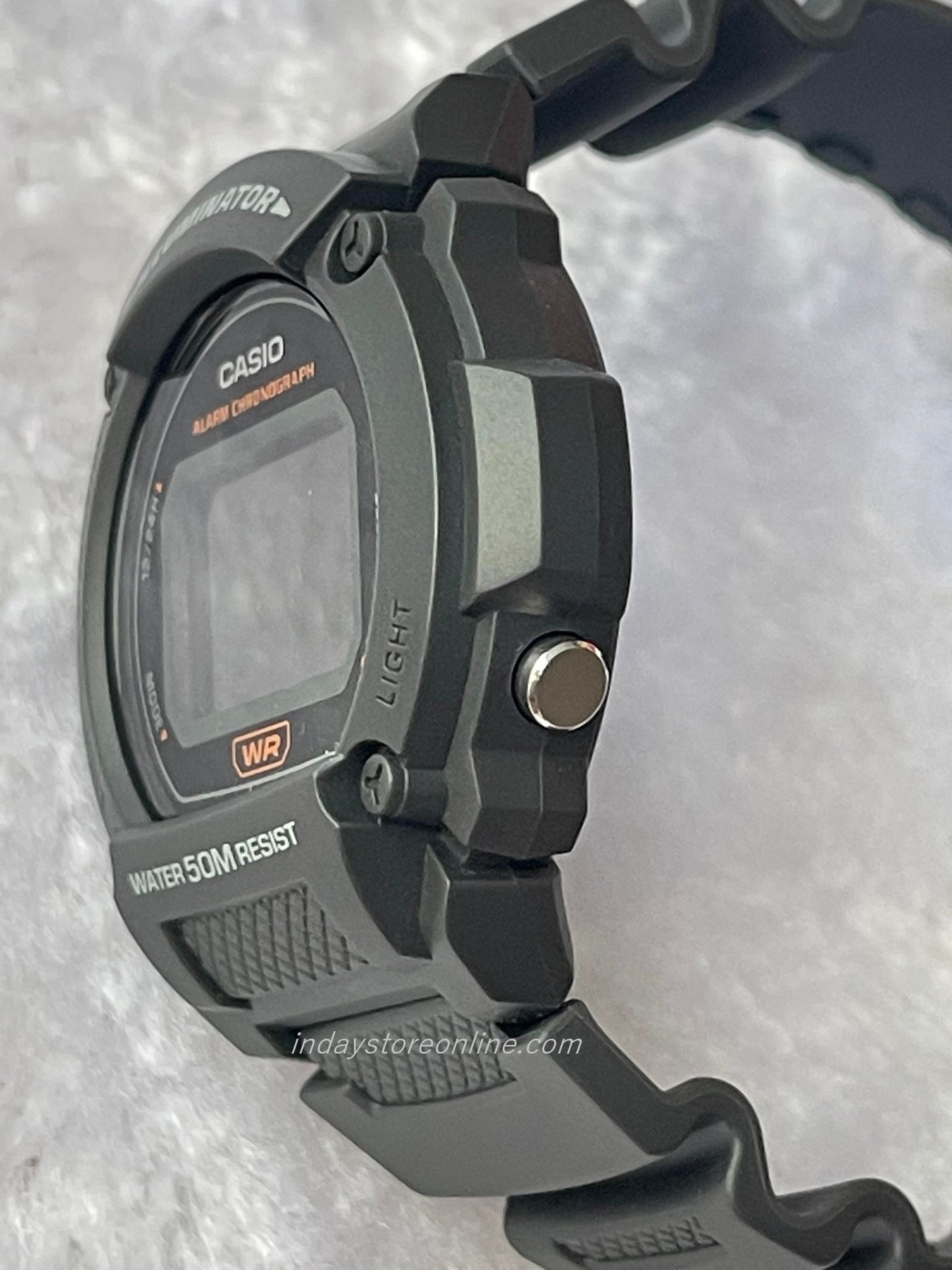 Casio Digital Men's Watch W-219H-8B Digital Resin Band Resin Glass Battery Life: 7 Years