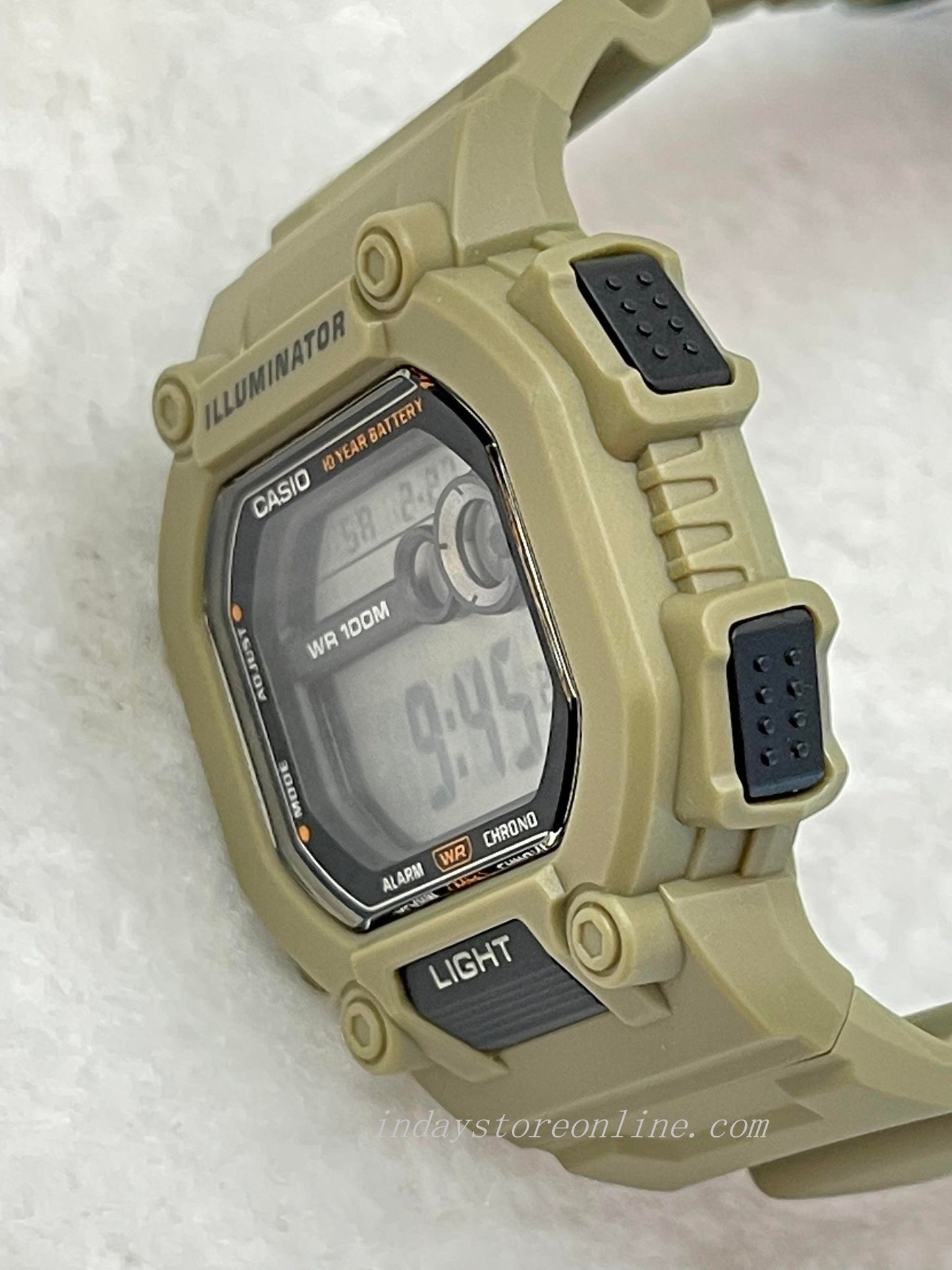 Casio Digital Men's Watch W-737HX-5A Digital Sporty Design Resin Band Resin Glass Battery Life: 10 years