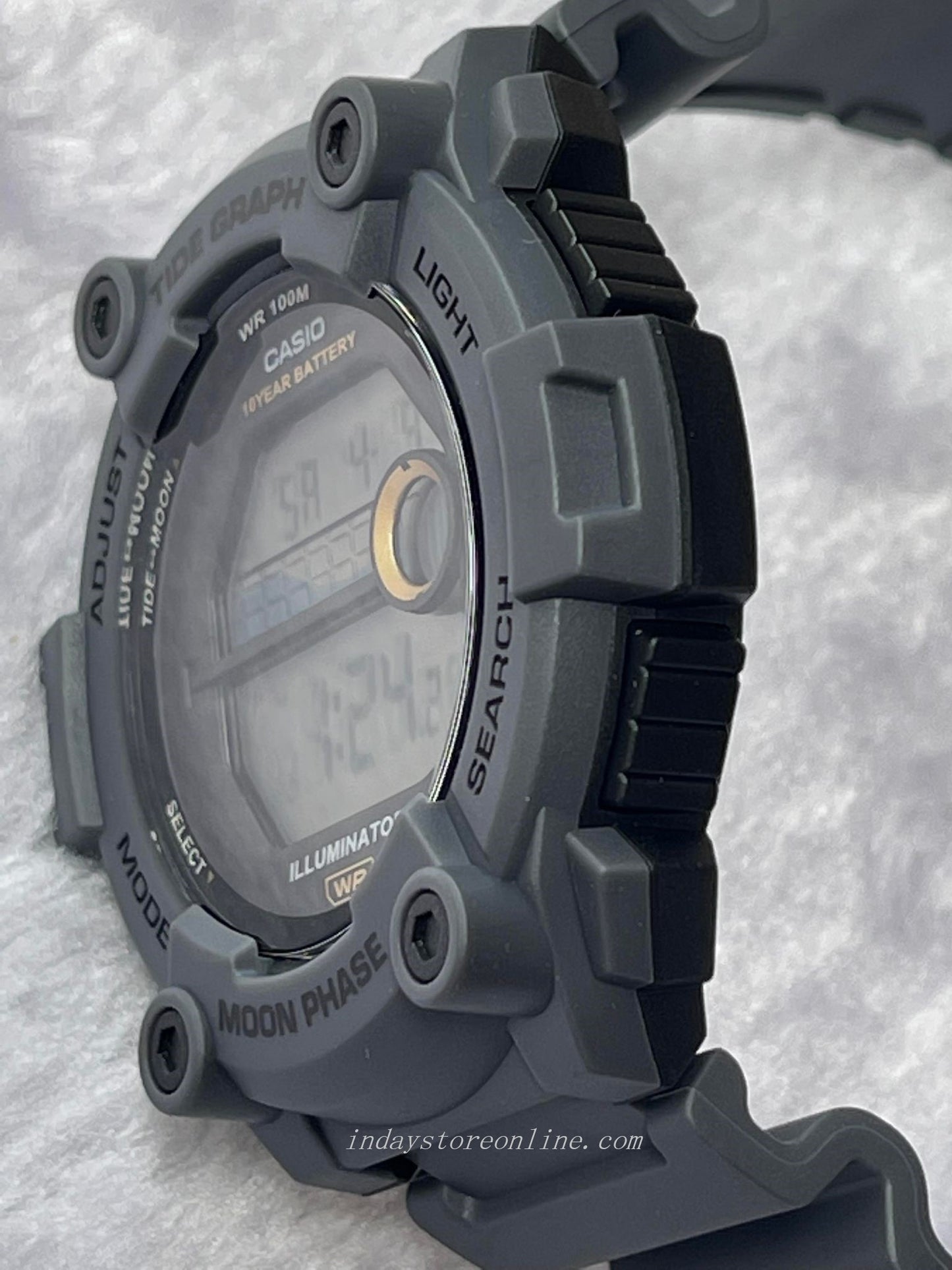 Casio Digital Men's Watch WS-1300H-8A Digital Sporty Design Resin Band Resin Glass Battery Life: 10 years