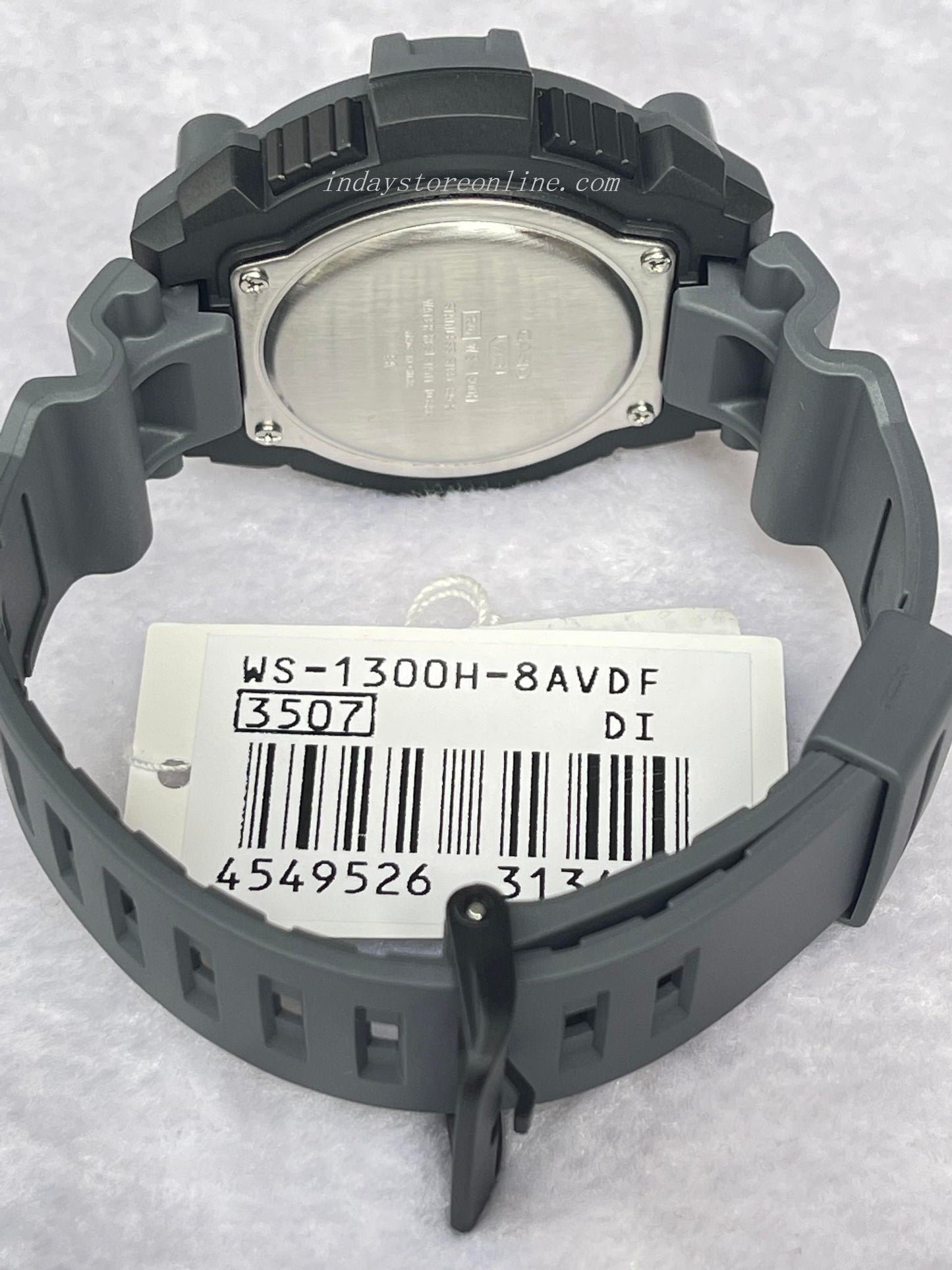 Casio Digital Men's Watch WS-1300H-8A Digital Sporty Design Resin Band Resin Glass Battery Life: 10 years