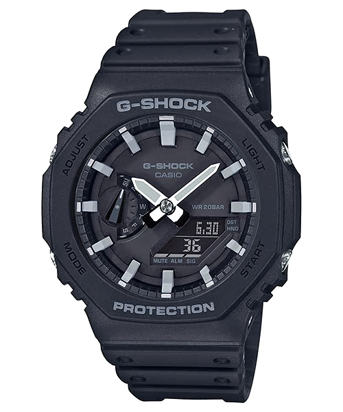 Casio G-Shock Men's Watch GA-2100-1A Analog-Digital GA-2100 Series Shock Resistant Carbon Core Guard Structure