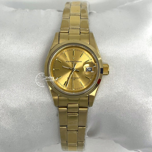 范倫鐵諾 古柏 Coupeau Women's Watch 12168KL-13 Gold Tone Stainless Steel Band