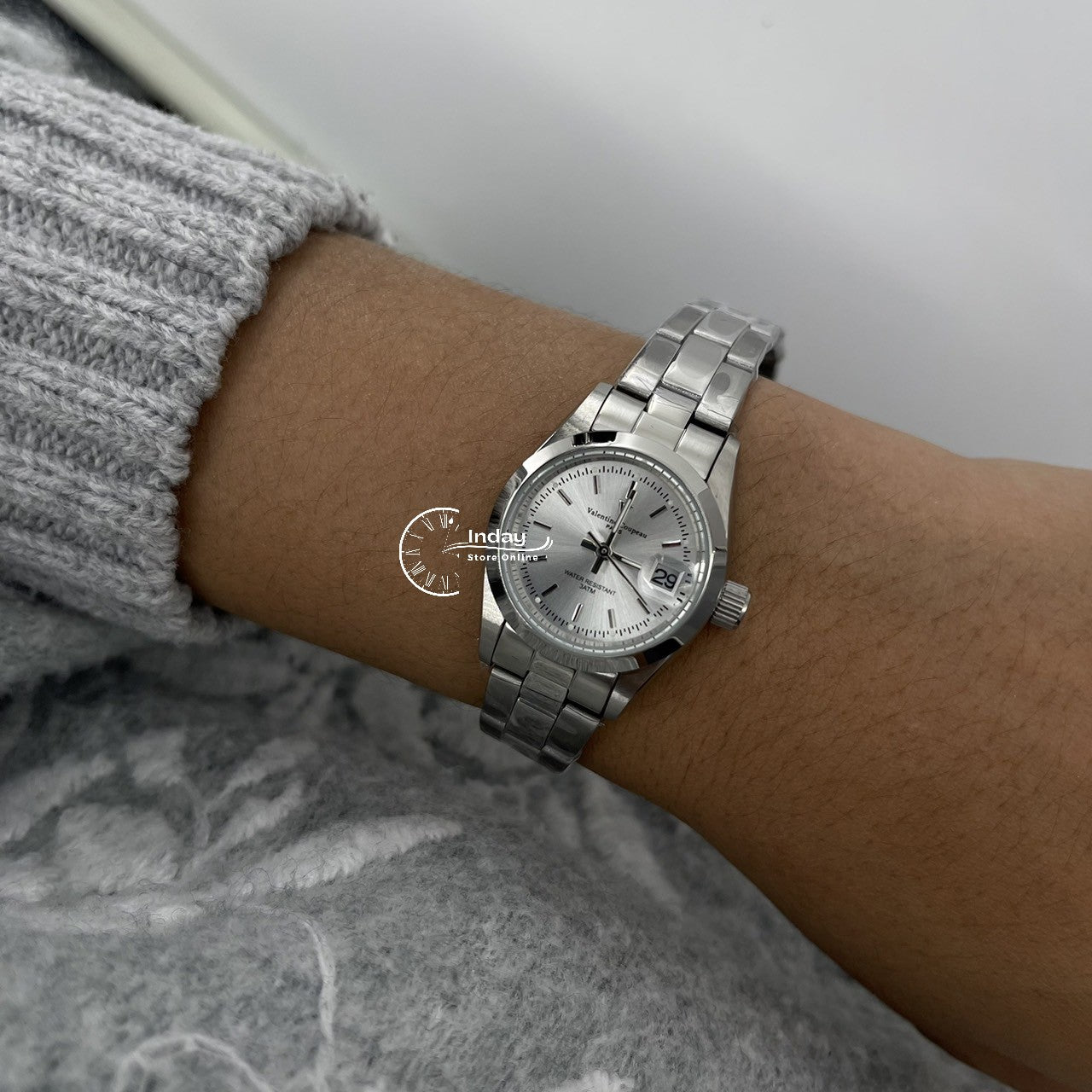 范倫鐵諾 古柏 Coupeau Women's Watch 12168SL-10 Silver Plated Stainless Steel Band