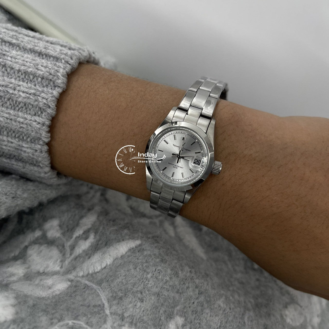 范倫鐵諾 古柏 Coupeau Women's Watch 12168SL-10 Silver Plated Stainless Steel Band