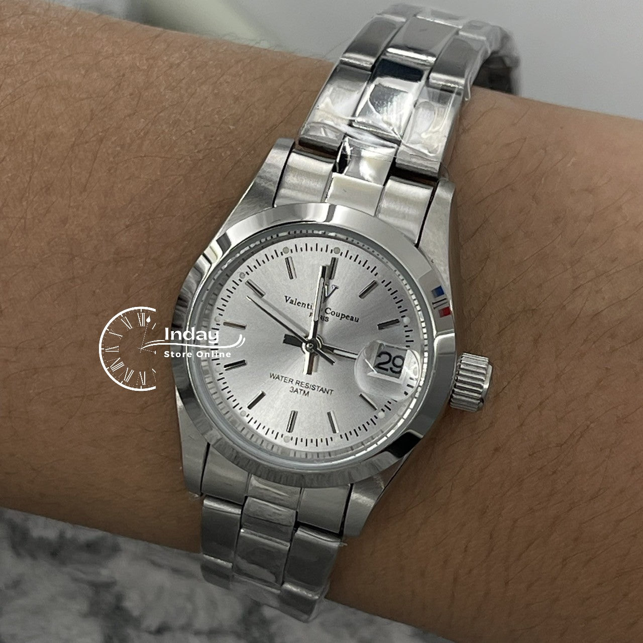 范倫鐵諾 古柏 Coupeau Women's Watch 12168SL-10 Silver Plated Stainless Steel Band