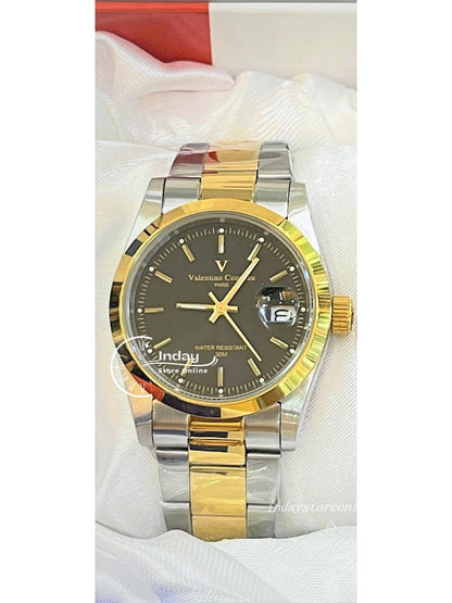 范倫鐵諾 古柏 Coupeau Men's Watch 12168TM-14 Two-Tone Stainless Steel Band