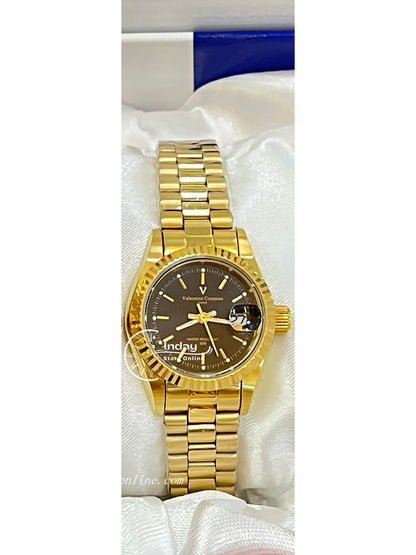 范倫鐵諾 古柏 Coupeau Women's Watch 12169KL-14 Gold Tone Stainless Steel Band