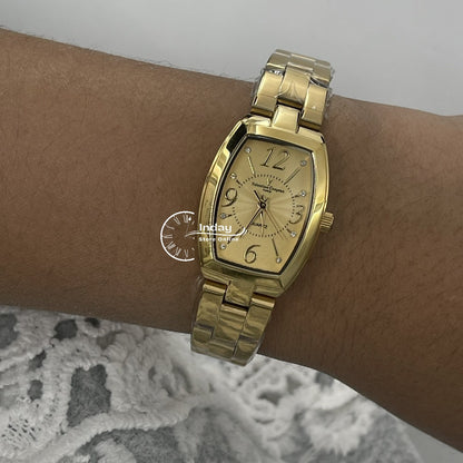 范倫鐵諾 古柏 Coupeau Women's Watch 61268KG-9 Gold Tone Stainless Steel Band