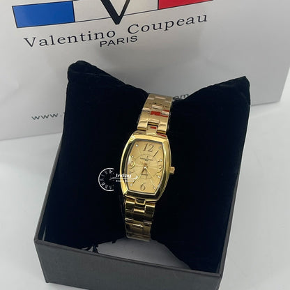 范倫鐵諾 古柏 Coupeau Women's Watch 61268KG-9 Gold Tone Stainless Steel Band