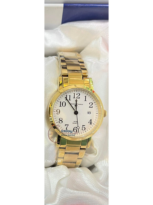 范倫鐵諾 古柏 Coupeau Women's Watch 61605LAA2K1 Gold Tone Stainless Steel Band