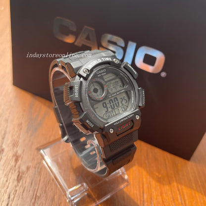 Casio Digital Men's Watch AE-1400WH-1A Digital Resin Band Resin Glass Battery life: 10 years
