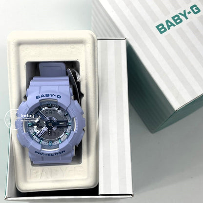 Casio Baby-G Women's Watch BA-110YK-2A Resin Band Shock Resistant Mineral Glass