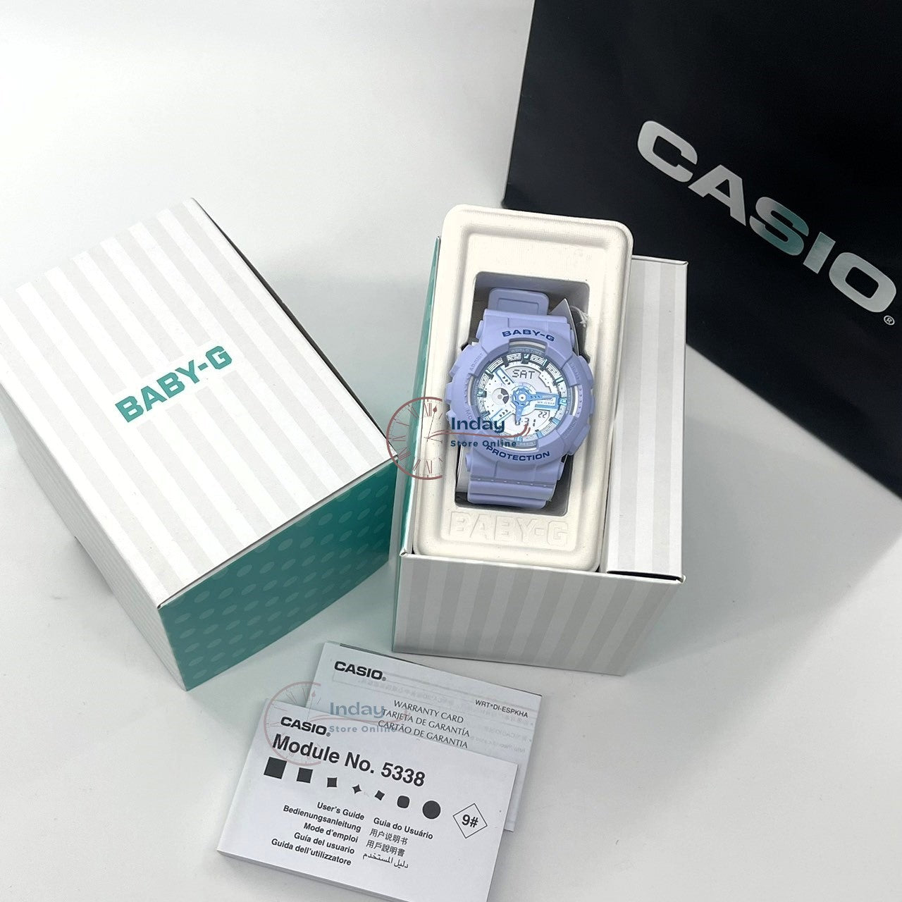 Casio Baby-G Women's Watch BA-110YK-2A Resin Band Shock Resistant Mineral Glass