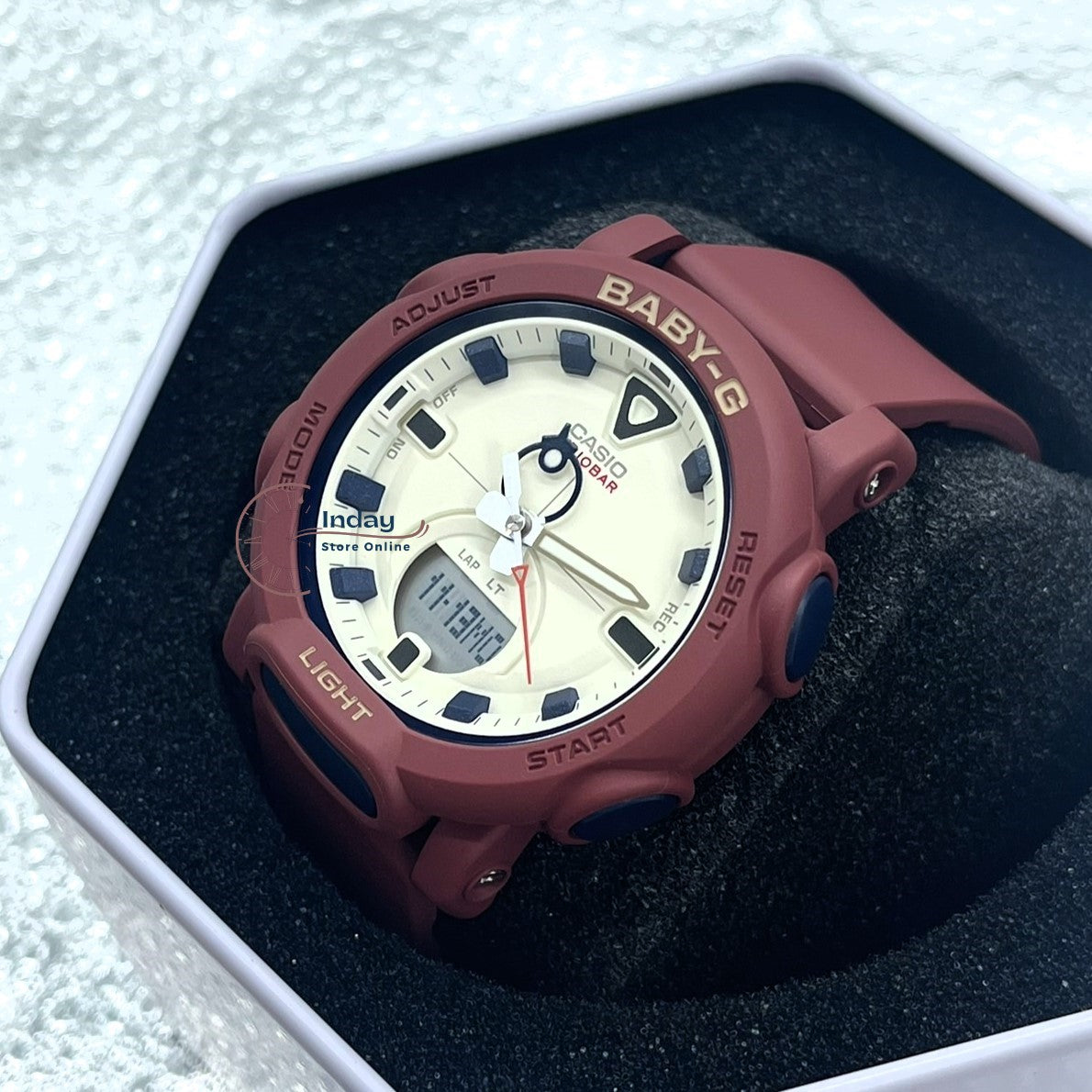 Casio Baby-G Women's Watch BGA-310RP-4A Resin Band Mineral