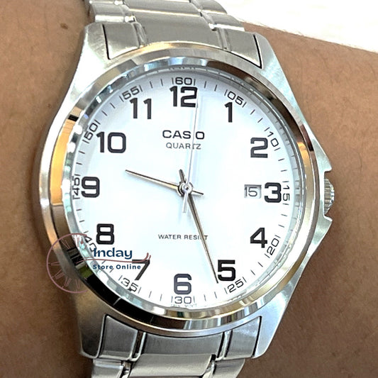 Casio Fashion Men's Watch MTP-1183A-7B Stainless Steel Band Mineral Glass