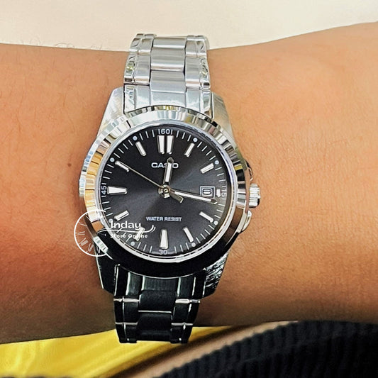 Casio Fashion Women's Watch LTP-1215A-1A2 Silver Stainless Steel Band Mineral Glass