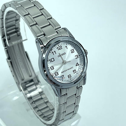 Casio Standard Women's Watch LTP-V001D-7B Silver Stainless Steel Strap