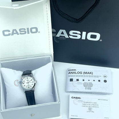 Casio Standard Women's Watch LTP-V001L-7B Black Leather Strap