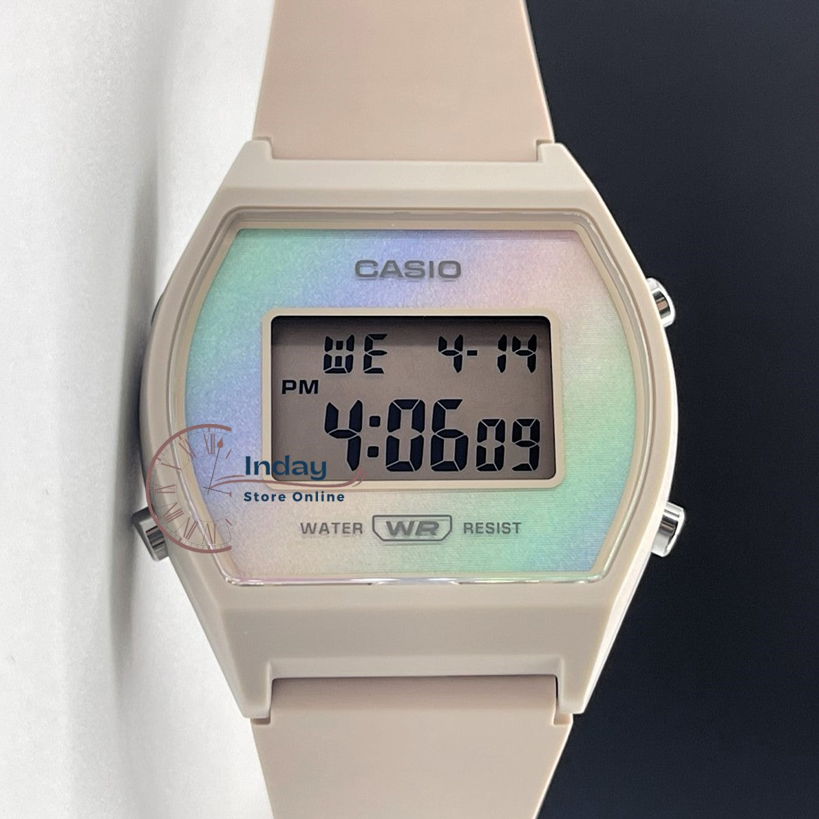 Casio Digital Women's Watch LW-205H-4A Digital Resin Band Resin Glass