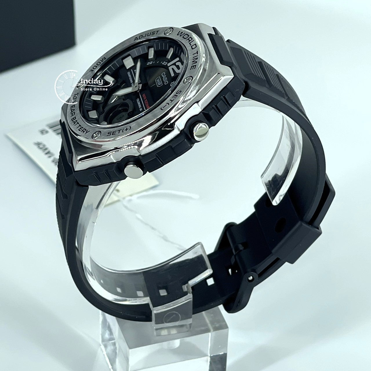 Orologio da uomo Casio analogico digitale standard con cinturino in resina quadrante nero al quarzo MWQ-100-1AV 100M Orologio da uomo Casio analogico digitale standard con cinturino in resina quadrante nero al quarzo MWQ-100-1AV 100M