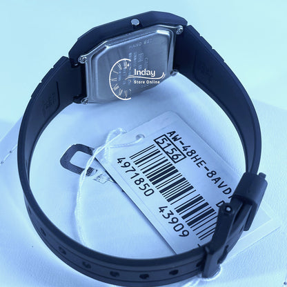 Casio Analog-Digital Unisex Watch AW-48HE-8AV