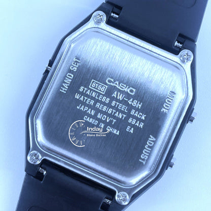 Casio Analog-Digital Unisex Watch AW-48HE-8AV