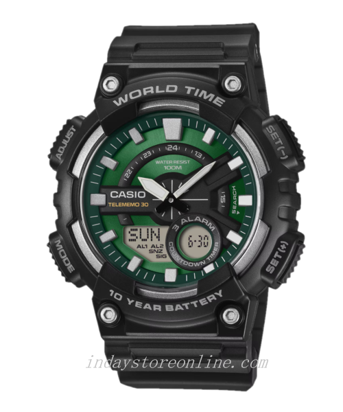 Casio Analog Digital Watch AEQ-110W-3A2
