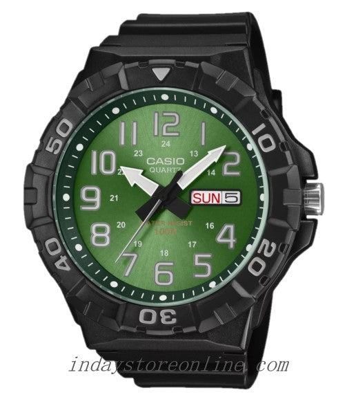 Casio Analog Men's Watch MRW-210H-3B Resin Glass Resin Band Battery Life: 3 Years