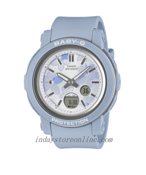 Casio Baby-G Women's Watch BGA-290FL-2A Mineral Glass Resin Band Shock Resistant Battery Life: 3 Years