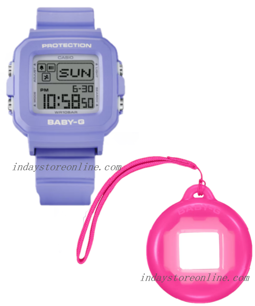 Casio Baby-G Women's Watch BGD-10K-6 Band Shock Resistant With Special Holder With Strap