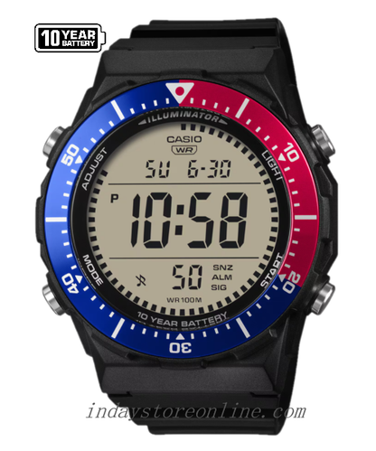 Casio Digital  Men's Watch AE-1700H-1A2 Resin Glass Resin Band Battery Life: 10 Years