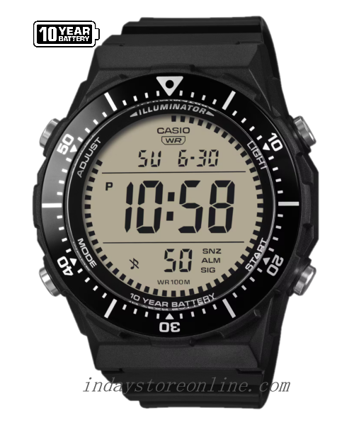 Casio Digital  Men's Watch AE-1700H-1A Resin Glass Resin Band Battery Life: 10 Years