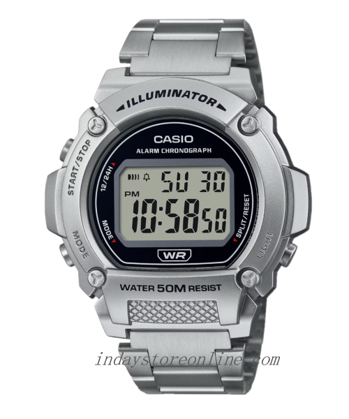 Casio Digital Men's Watch W-219HD-1A