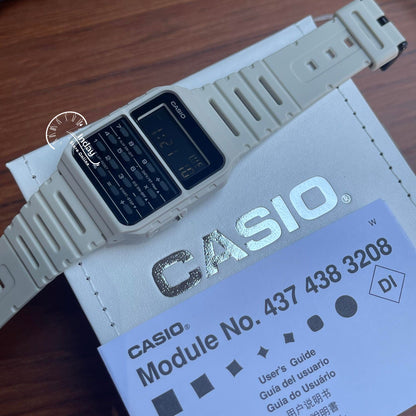 Casio Digital Unisex Watch CA-53WF-8B Digital Data Bank Resin Band Resin Glass