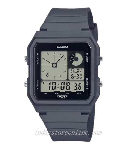 Casio Digital Unisex Watch LF-20W-8A2 Digital Resin Band Resin Glass