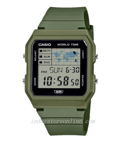 Casio Digital Unisex Watch LF-30W-3A Resin Glass Bio-based Resin Band