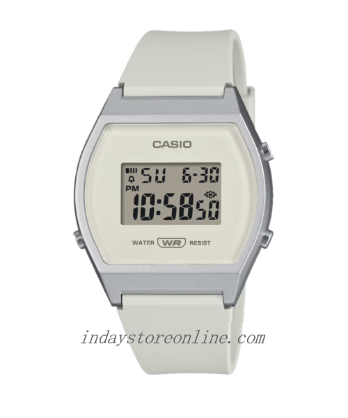 Casio Digital Women's Watch LW-204-7A Resin Glass Resin Band Battery Life: 3 Years