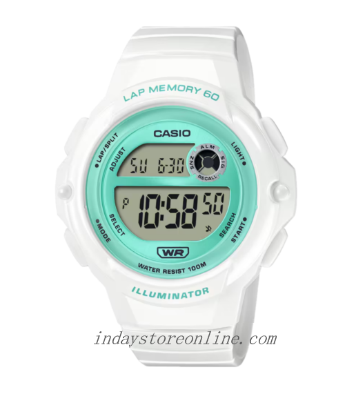 Casio Digital Women's Watch LWS-1200H-7A3 Resin Glass Resin Band Battery Life: 5 Years