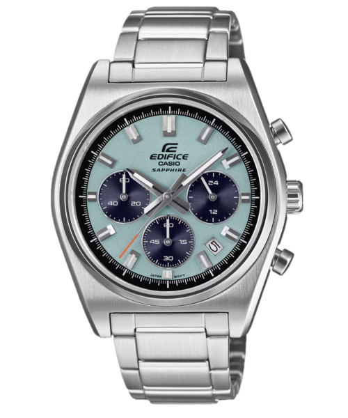 Casio Edifice Men's Watch EFB-730D-2B Standard Chronograph Sapphire Crystal Stainless Steel Band