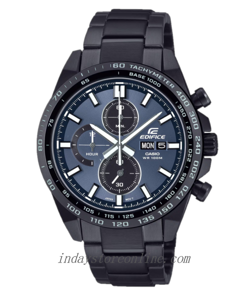Casio Edifice Men's Watch EFR-574DC-2A tandard Chronograph Mineral Glass Stainless Steel Band Battery Life: 5 Years