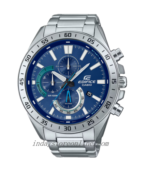 Casio Edifice Men's Watch EFV-620D-2A Stainless Steel Band One-touch 3-fold Clasp