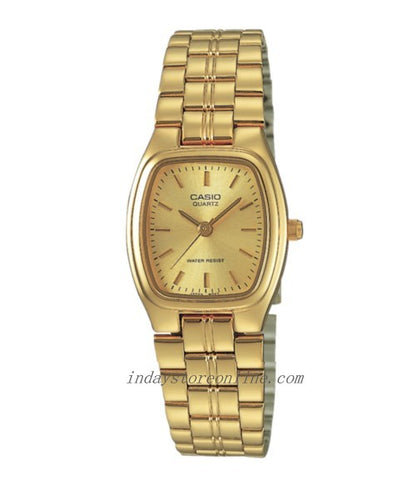 Casio Fashion Women's Watch LTP-1169N-9A Mineral Glass Triple-fold Clasp Stainless Steel Band