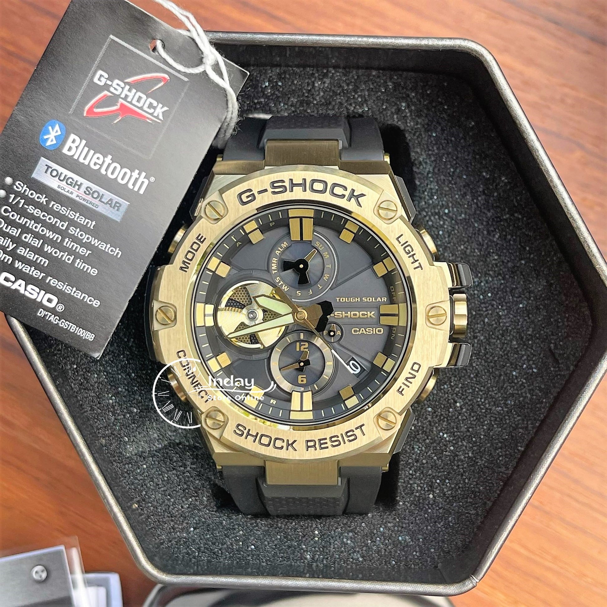 Casio G-Shock G-Steel Men's Watch GST-B100GB-1A9 GST-B100 Series
