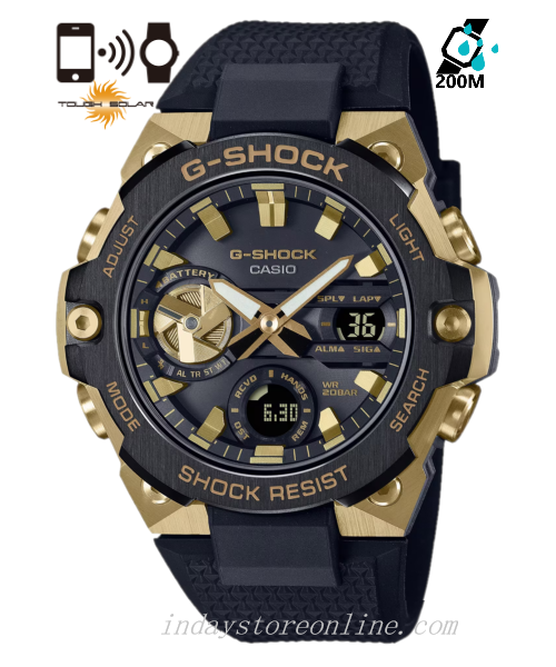 Casio G-Shock G-Steel Men's Watch GST-B400GB-1A9 GST-B400 Series Tough Solar (Solar powered) Mobile link (Wireless linking using Bluetooth®)