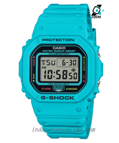 Casio G-Shock Men's Watch DW-5600EP-2D Shock Resistant Mineral Glass Battery Life: 5 years