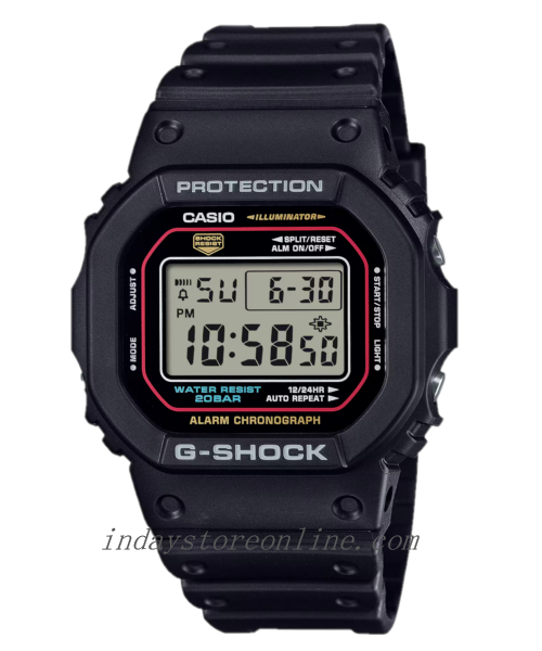 Casio G-Shock Men's Watch DW-5600RL-1 Mineral Glass Resin Band Shock Resistant Battery Life: 5 Years