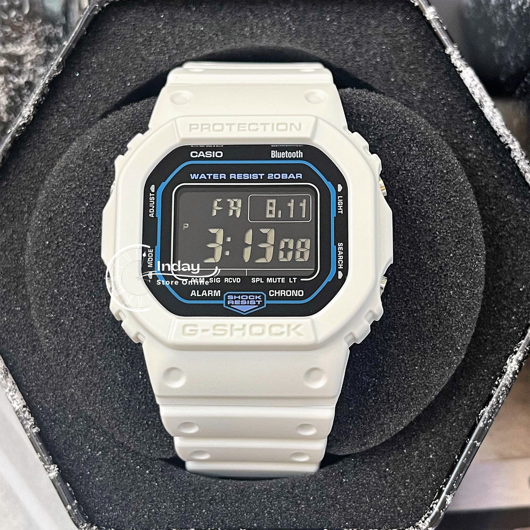 Casio dw best sale 5600 white