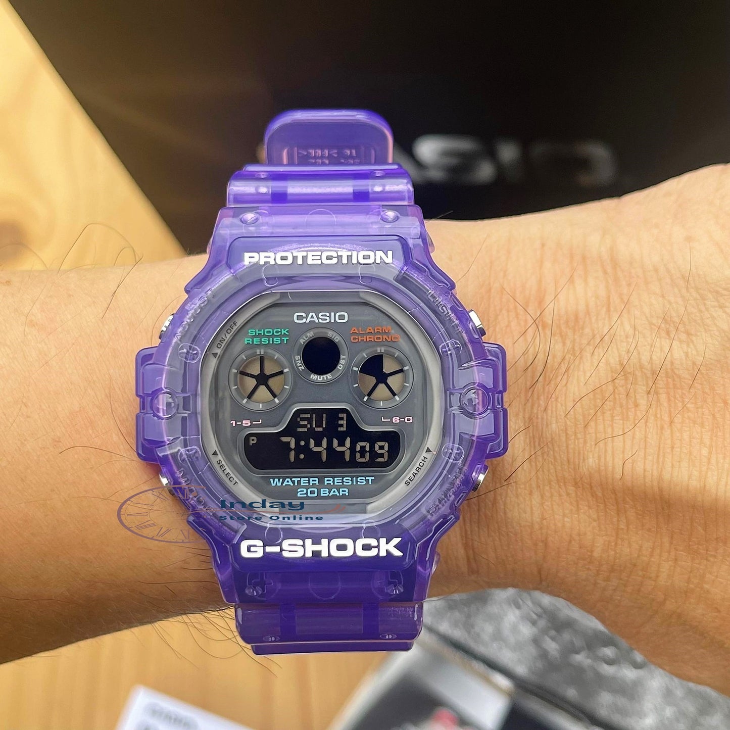 Casio G-Shock Men's Watch DW-5900JT-6 Digital 5900 Series Retro Future Translucent Vivid Colors